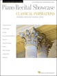 Piano Recital Showcase : Classical Inspirations piano sheet music cover